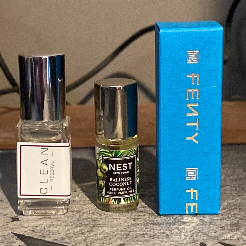 Mini Perfume/Perfume Oil Bundle (Fenty, Clean Reserve, Nest)